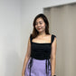 Sierra Ruched Top (Black)