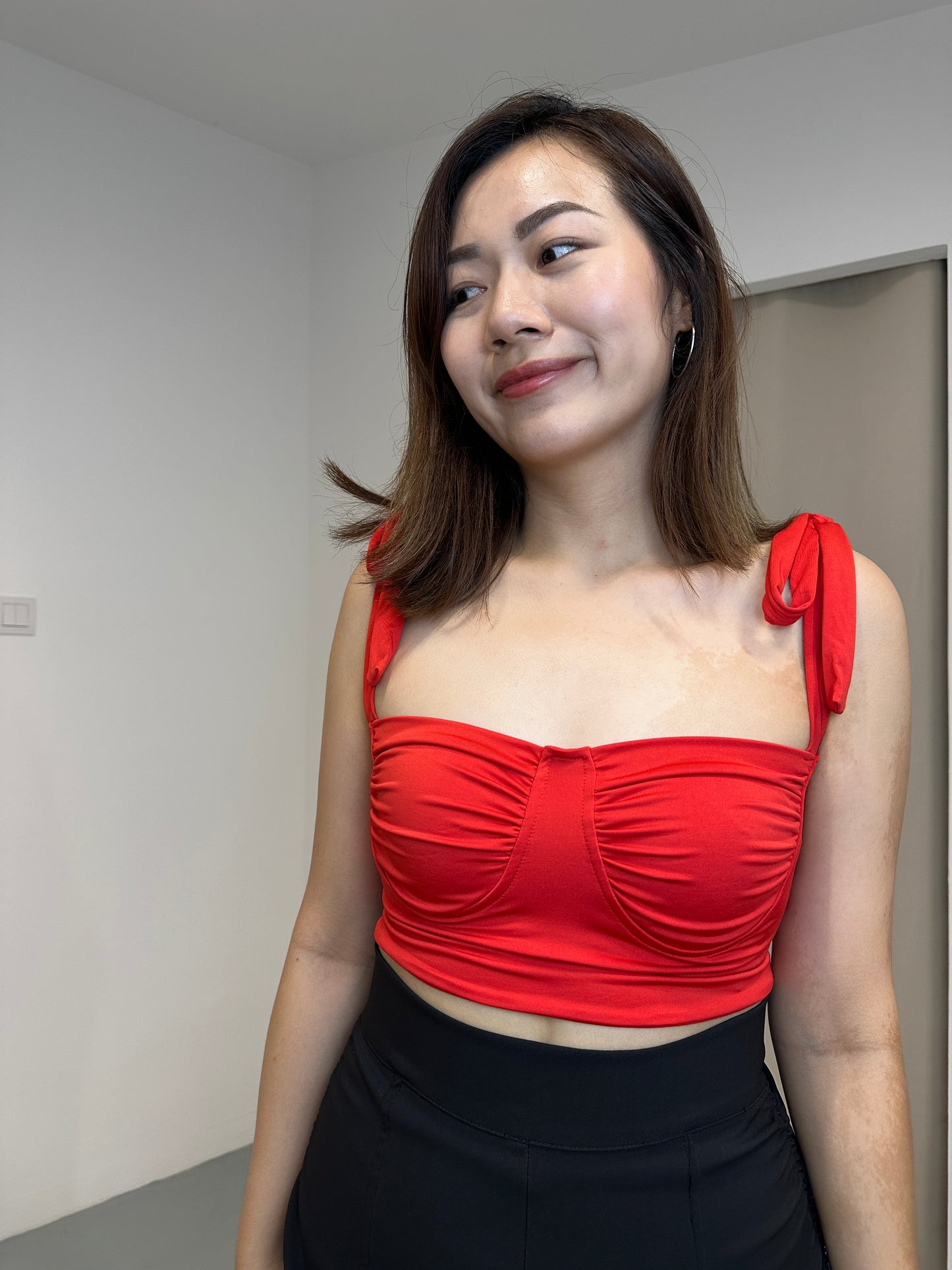 Sonia Crop Top (Red)